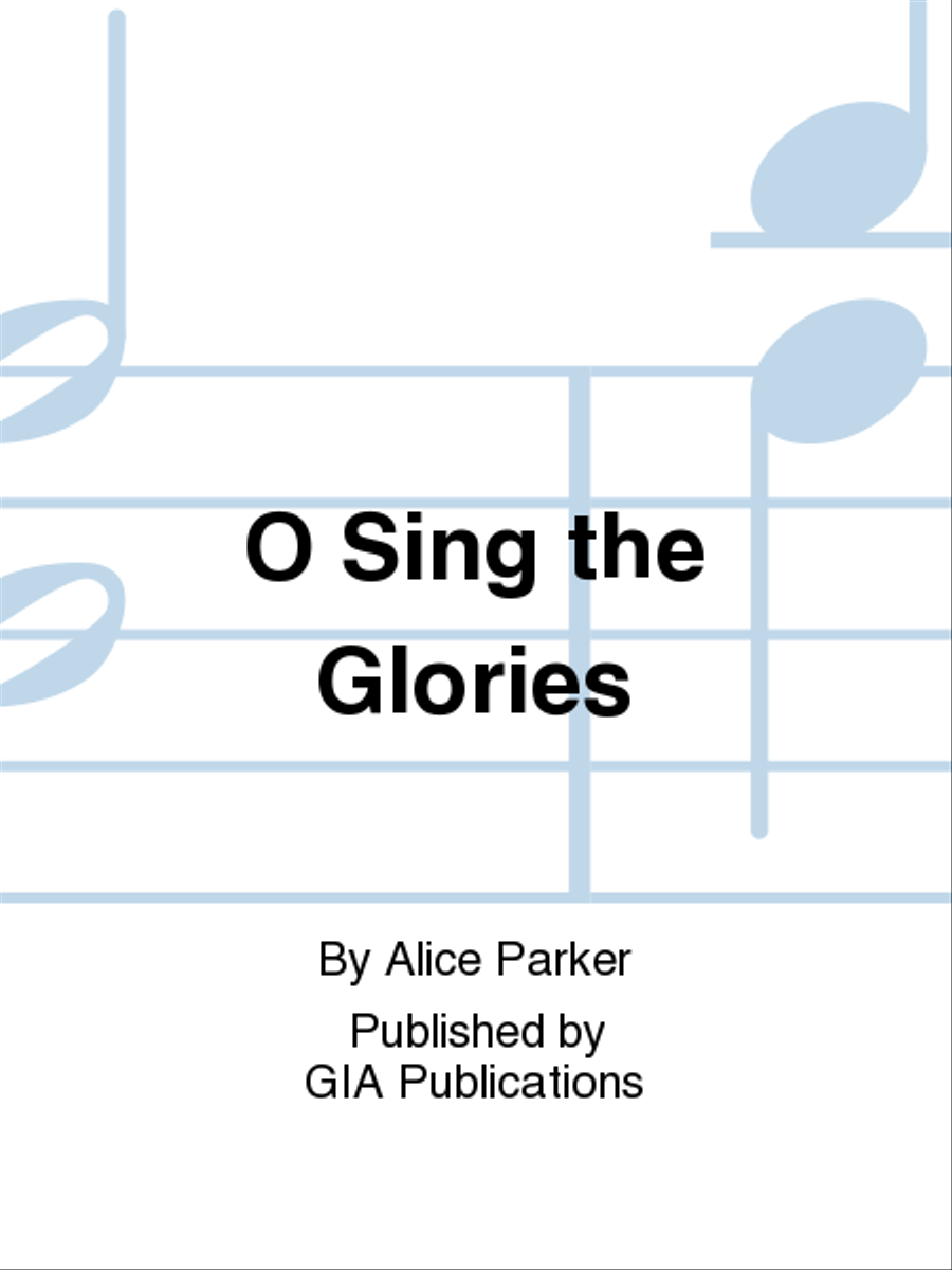O Sing the Glories CD scores gallery preview page 1