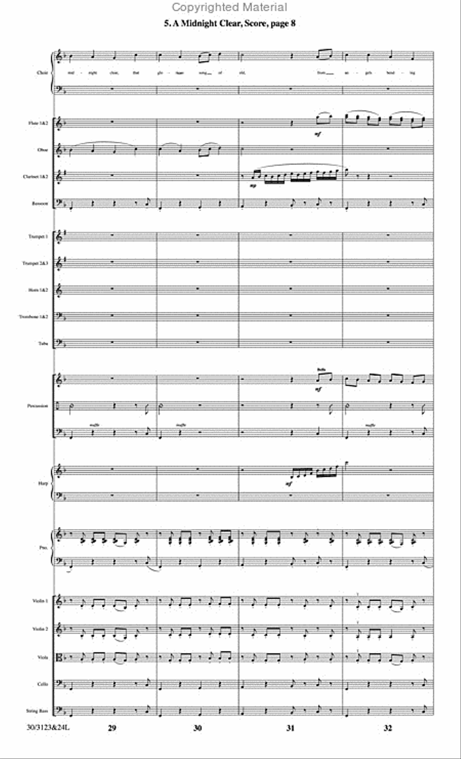 The Christmas Story - Set of Parts Choir scores gallery preview page 43