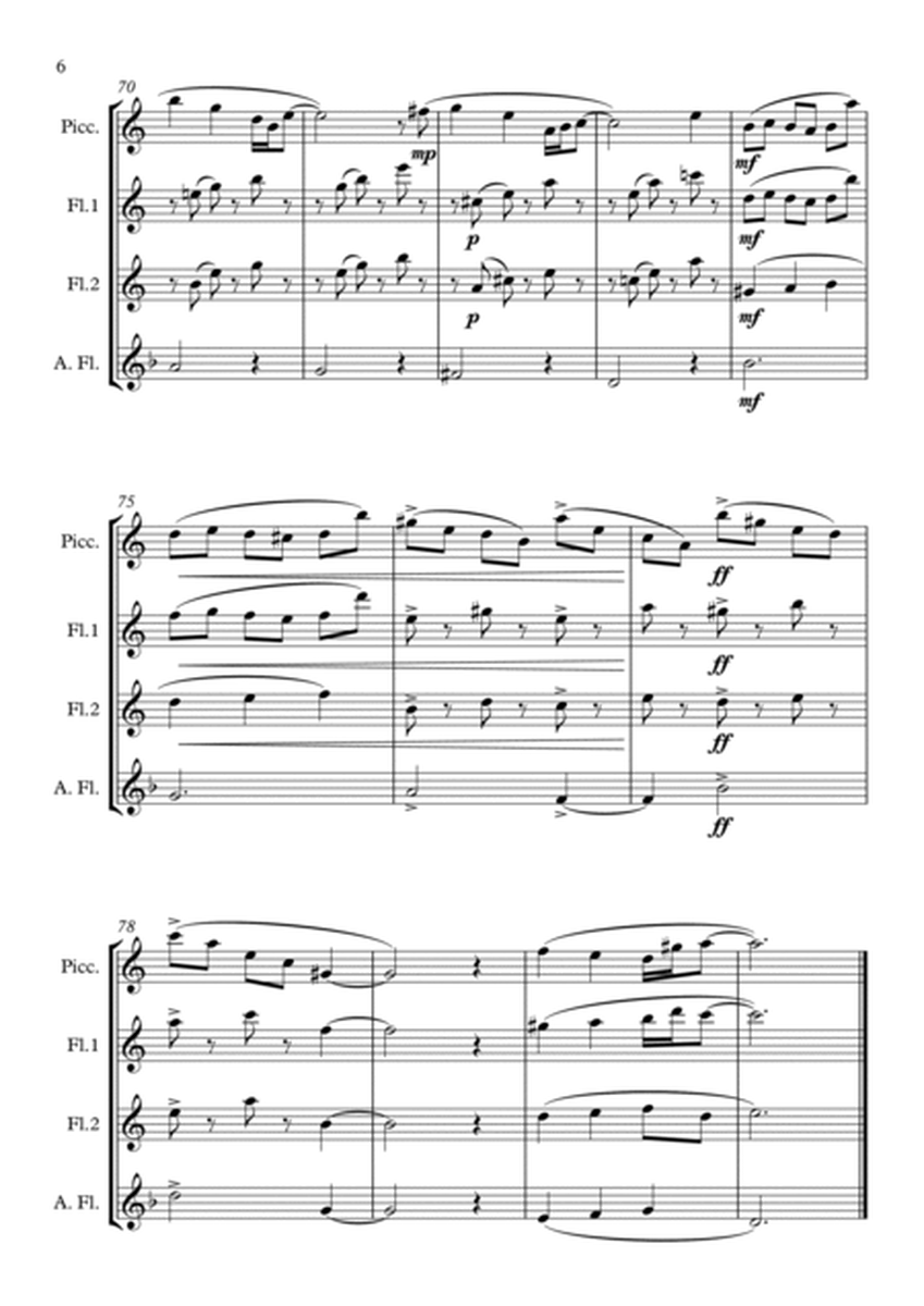 Woodland - Flute Quartet image number null