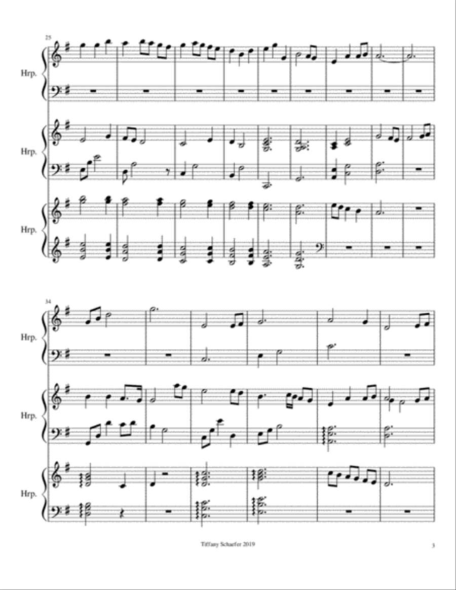 Eleanor Plunkett for Celtic Harp Trio/Ensemble Celtic Harp scores gallery preview page 4