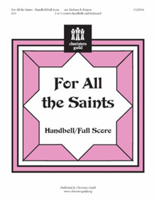 Book cover for For All the Saints - 2-3 oct Handbell Part/Score