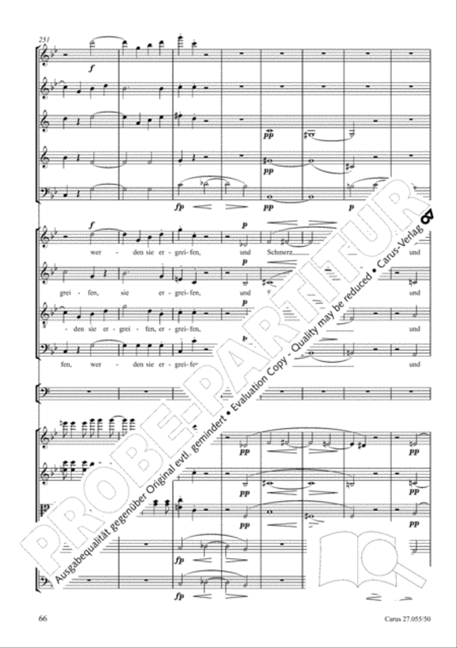 Ein Deutsches Requiem (German Requiem) 4-Part scores gallery preview page 73