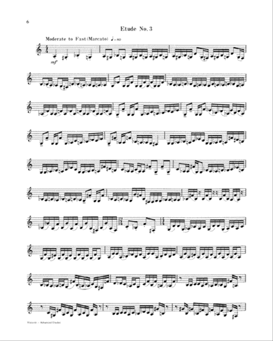 Advanced Etudes Advanced Etudes Trumpet Solo scores gallery preview page 3