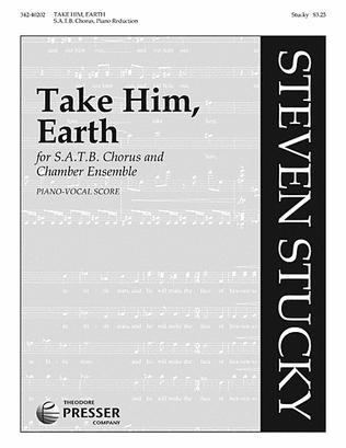 Book cover for Take Him, Earth