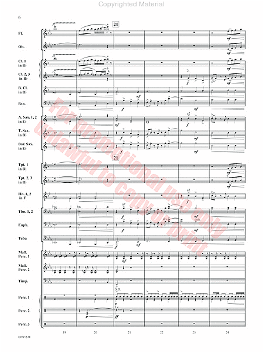 Jumpstart Concert Band scores gallery preview page 7
