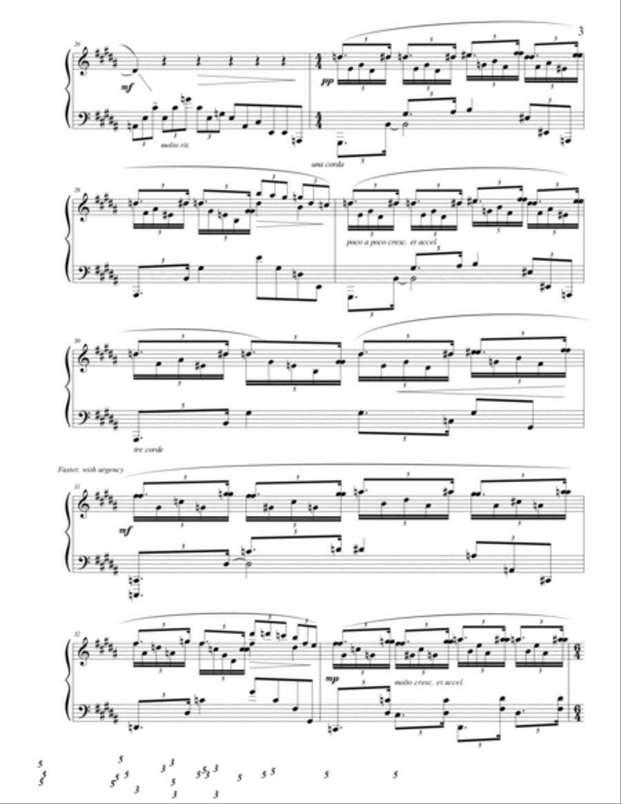 Nocturne Piano Solo scores gallery preview page 3