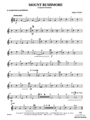 Mount Rushmore: E-flat Baritone Saxophone