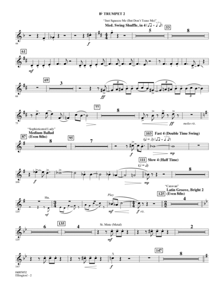 Ellington! (arr. Stephen Bulla) - Bb Trumpet 2