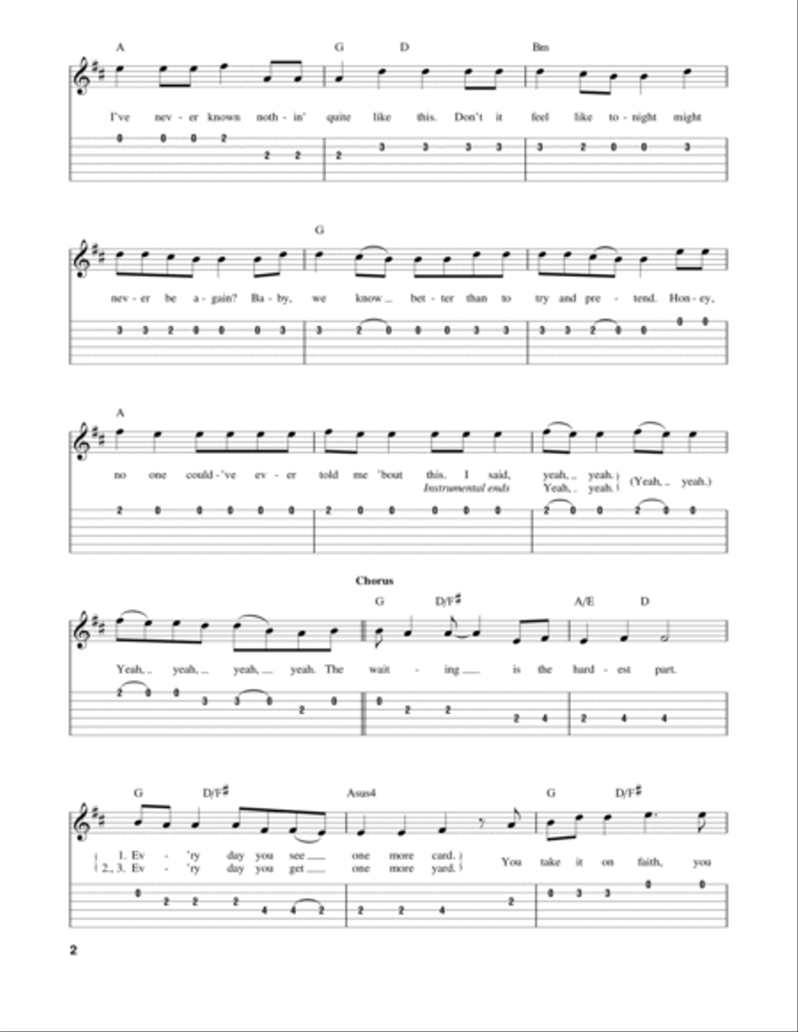 The Waiting The Waiting Acoustic Guitar scores gallery preview page 2