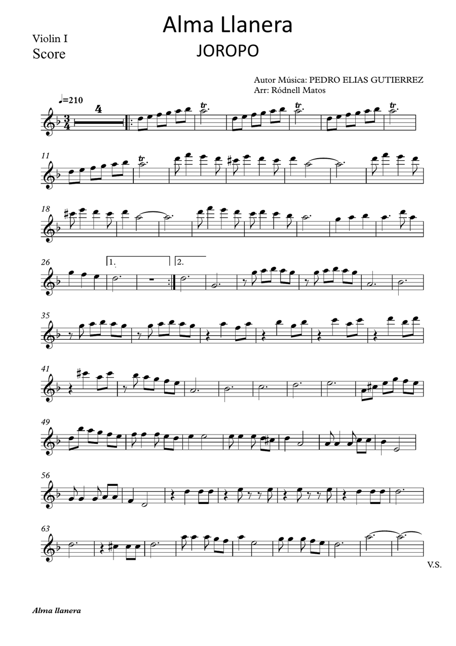 Alma llanera String Quartet scores gallery preview page 4