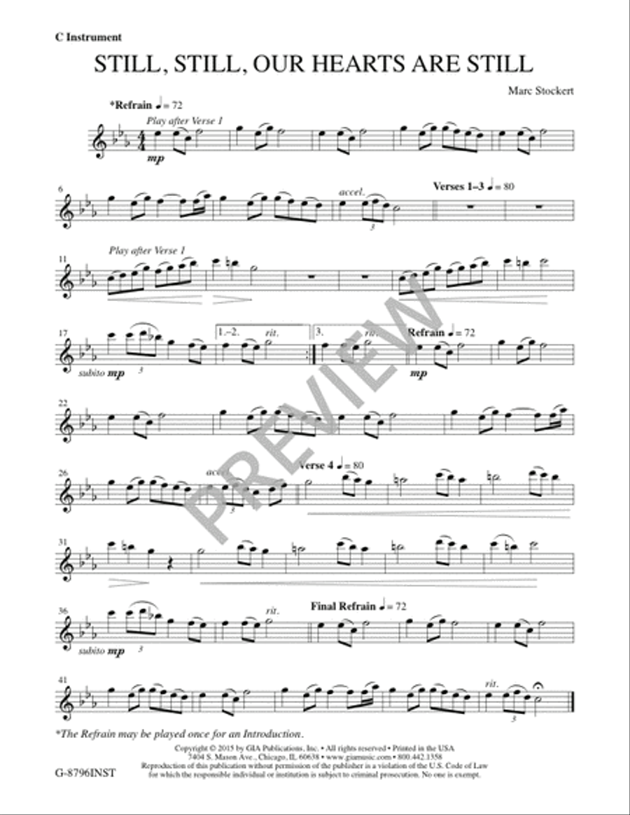 Still, Still, Our Hearts Are Still - Instrument edition Guitar scores gallery preview page 2