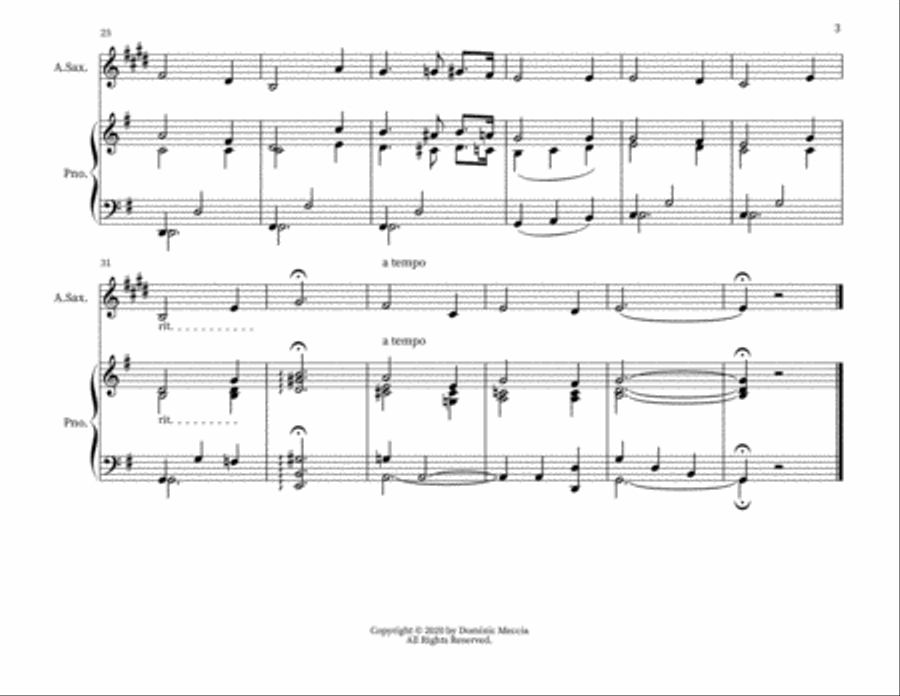 Till We Meet Again Alto Saxophone scores gallery preview page 3