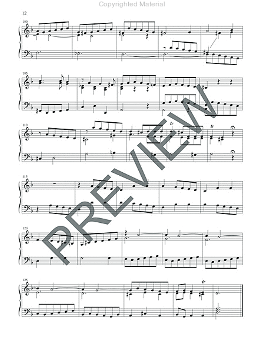 Two English Voluntaries for Organ Organ Solo scores gallery preview page 12