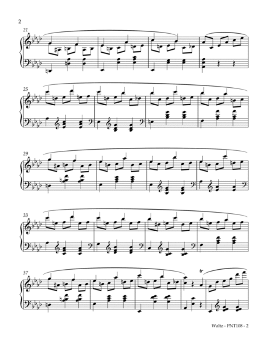 Waltz in Ab major, Opus 42 Piano Method scores gallery preview page 2