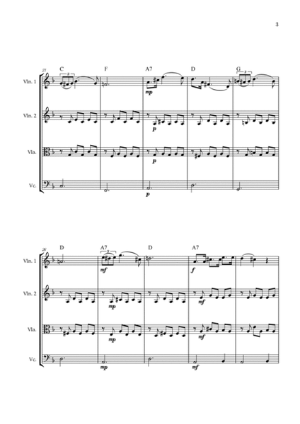 Serenade | Schubert | String Quartet | Chords image number null