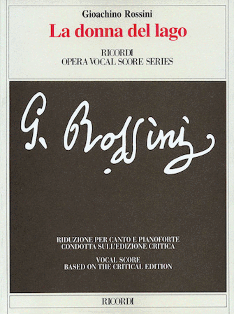 La Donna Del Lago by Gioachino Rossini Voice - Sheet Music