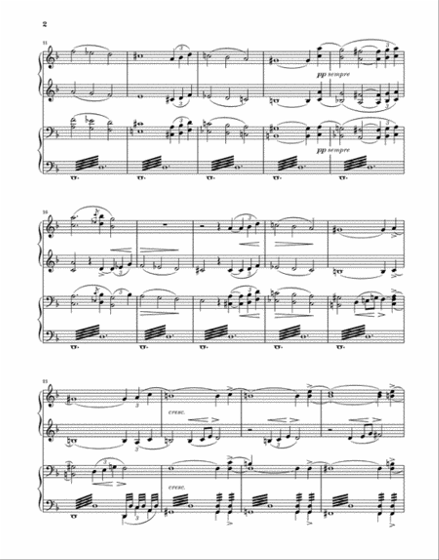 Arrangements of Works by Other Composers for One or Two Pianos 4-Hands 2 Pianos, 4-Hands scores gallery preview page 3