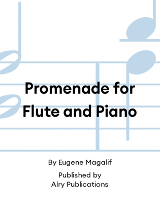 Book cover for Promenade for Flute and Piano