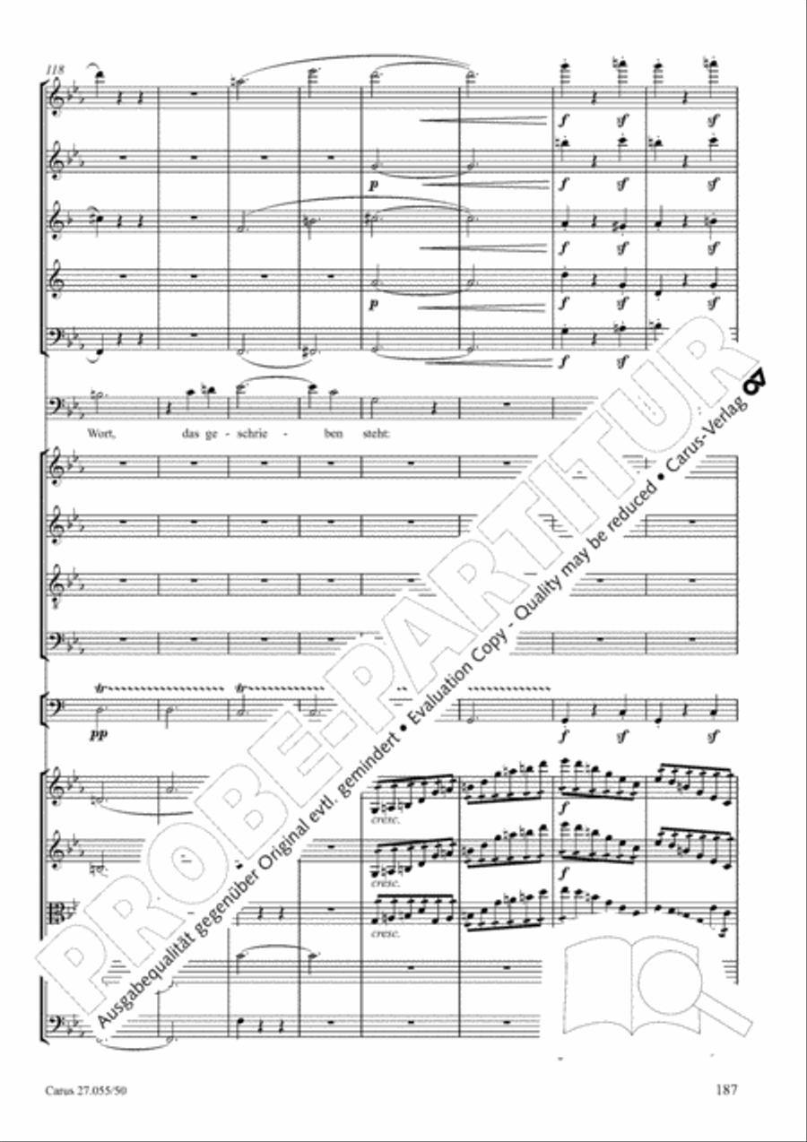 Ein Deutsches Requiem (German Requiem) 4-Part scores gallery preview page 194