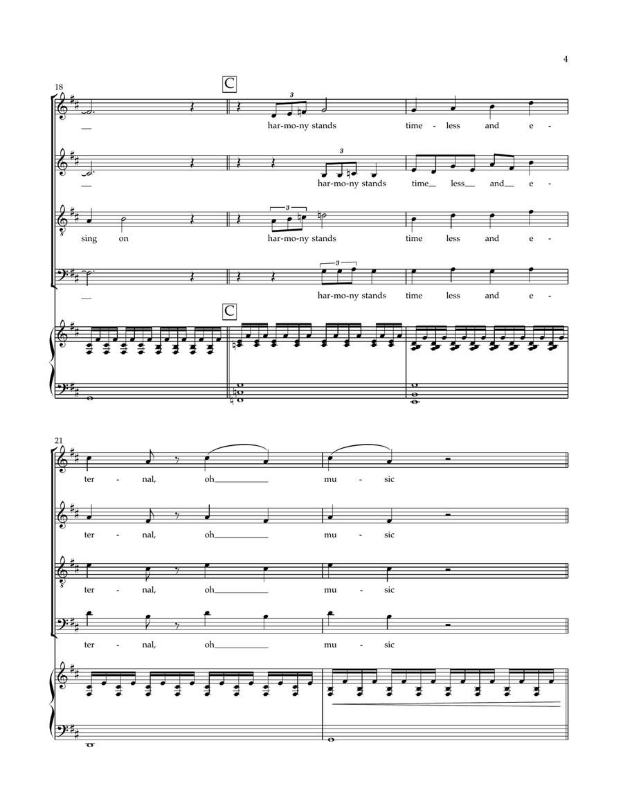 Sing On Sing On 4-Part scores gallery preview page 4