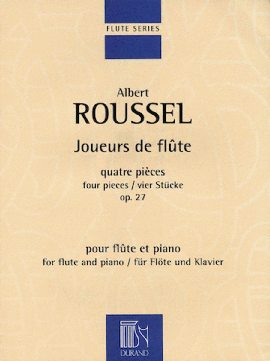 Joueurs de flute, Op. 27