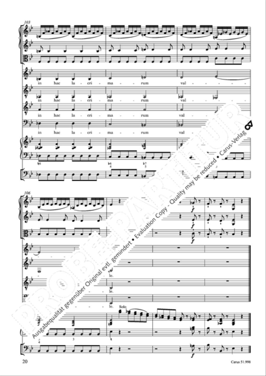 Salve Regina in g Salve Regina in g 4-Part scores gallery preview page 21
