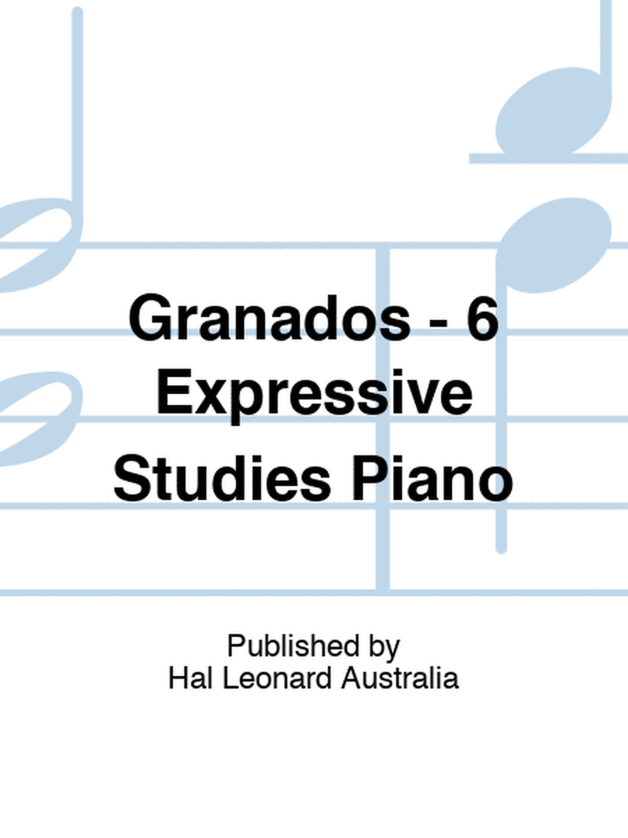 Granados - 6 Expressive Studies Piano