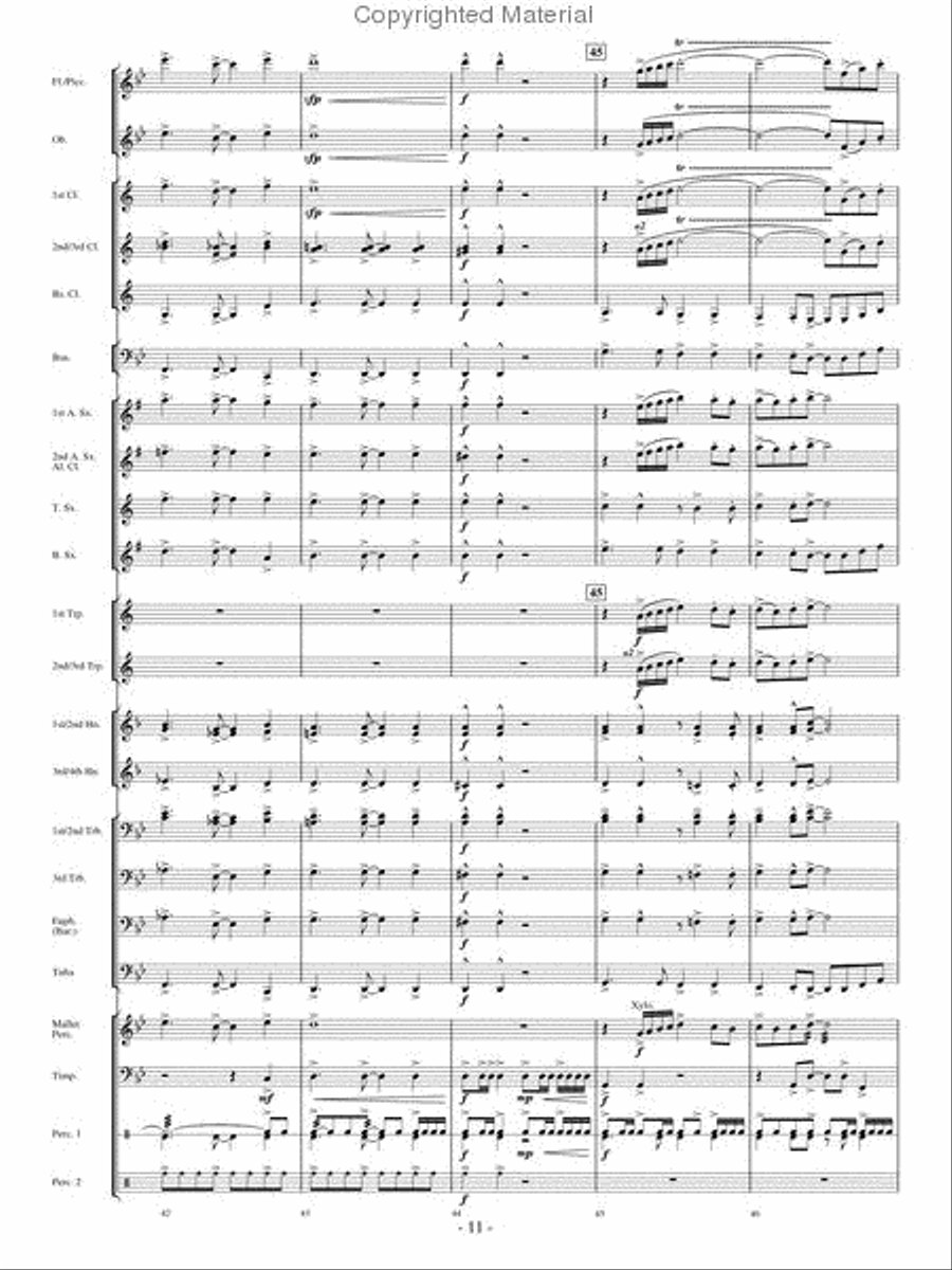 Ascentium Ascentium Concert Band scores gallery preview page 10