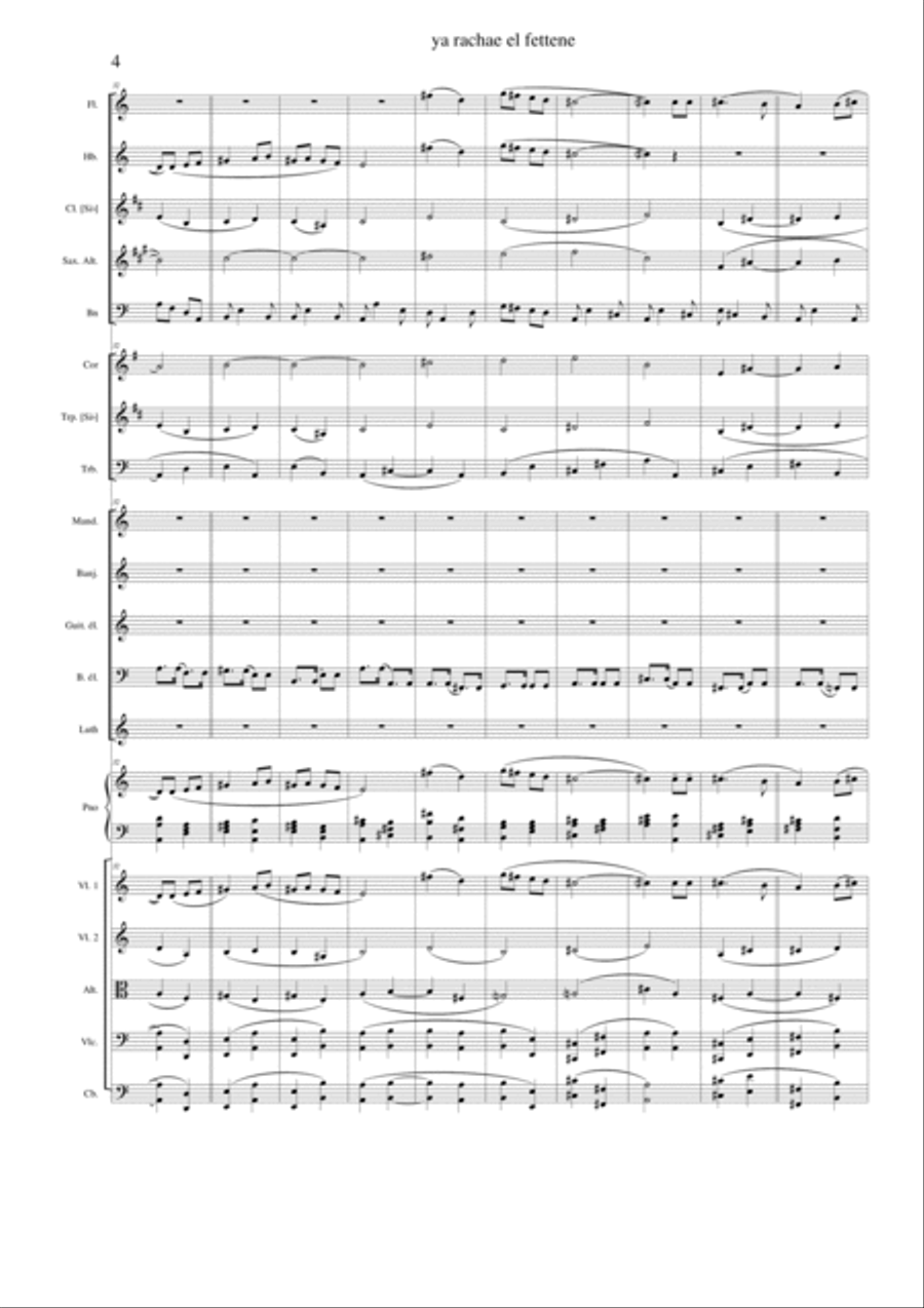 4 Suite symphonique andalouse String Orchestra scores gallery preview page 5