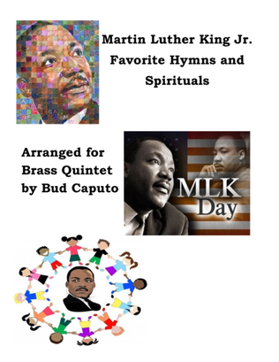 Book cover for Martin Luther King Favorites for Brass Quintet