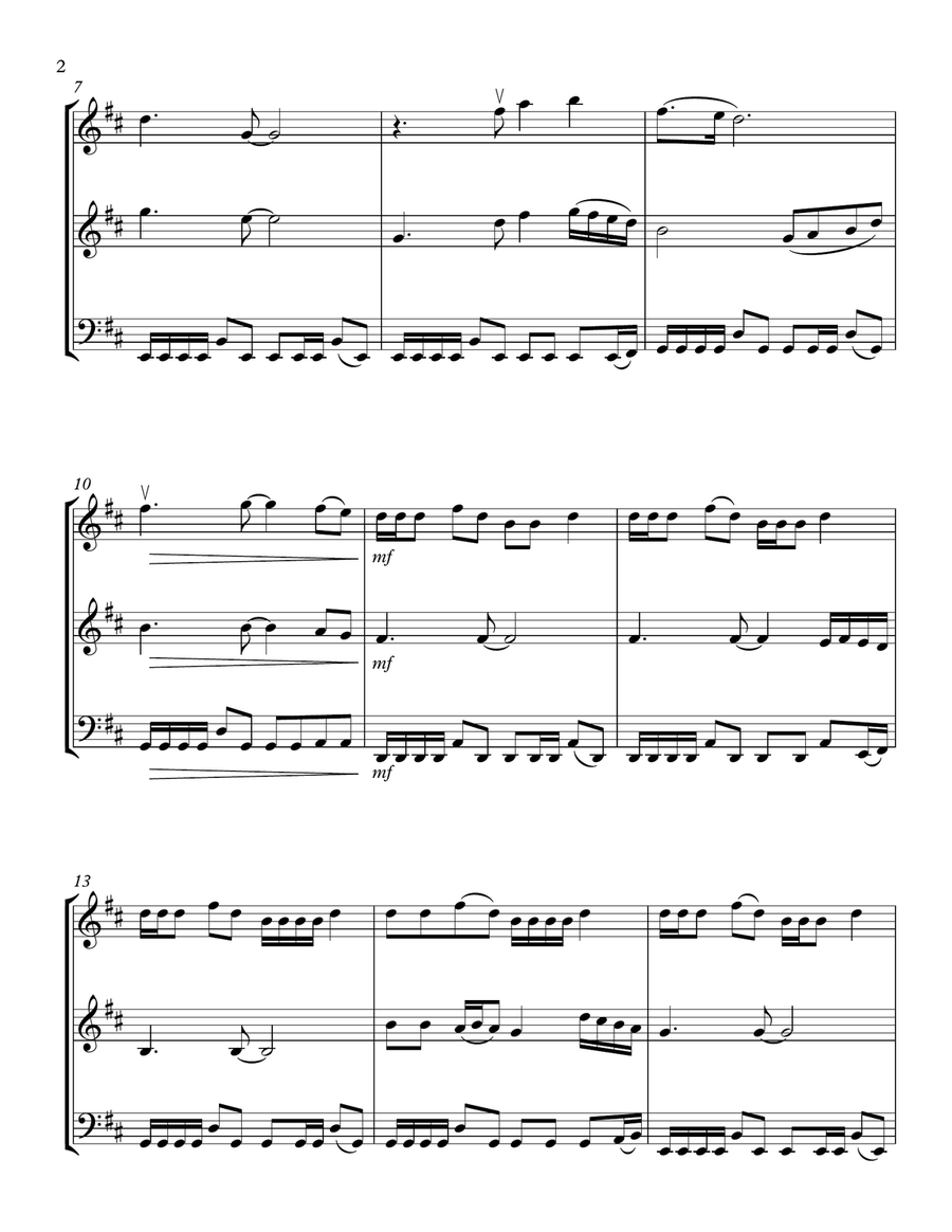 Sunflower String Trio scores gallery preview page 2
