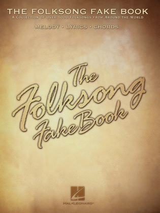 Book cover for The Folksong Fake Book