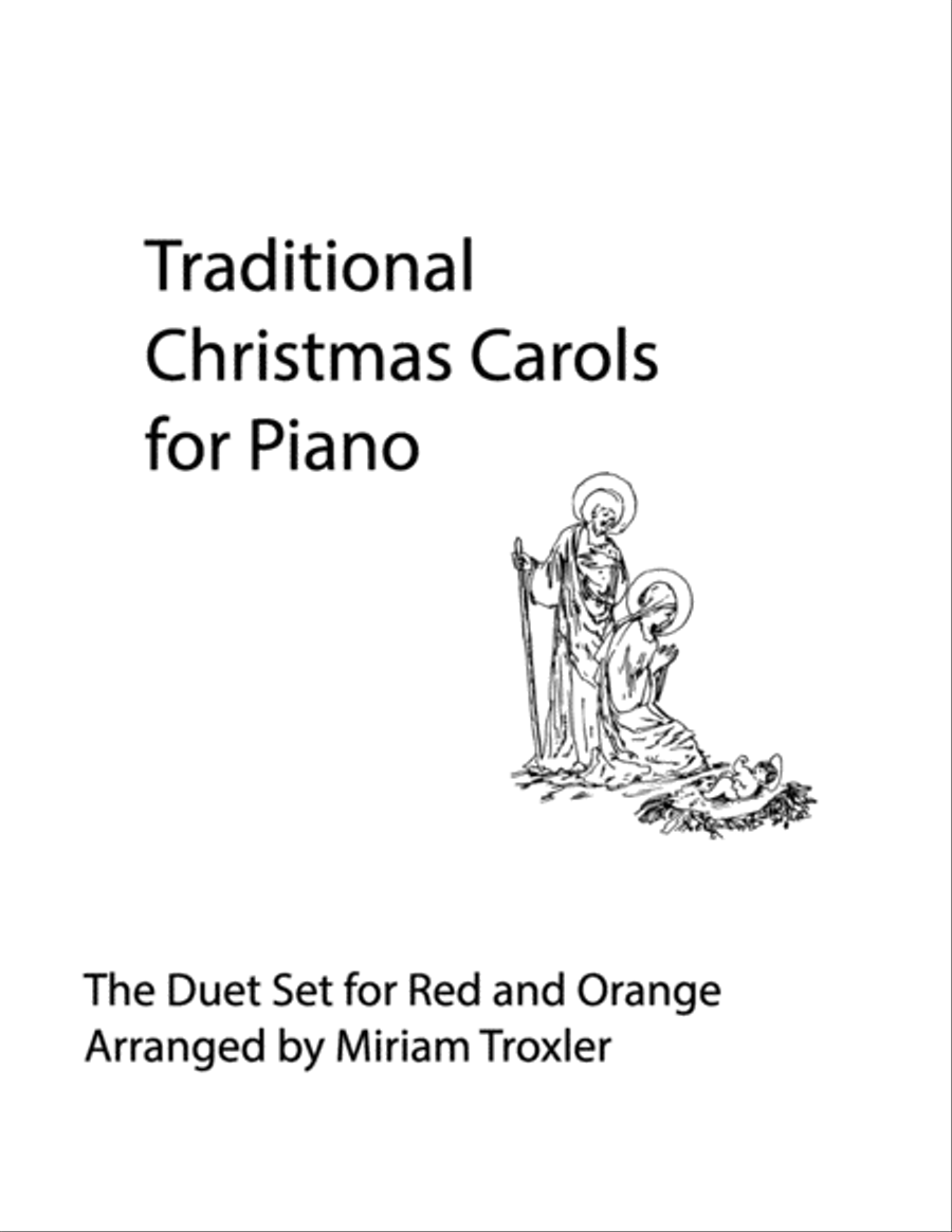 Traditional Christmas Carols for Piano: Duet Set Small Ensemble scores gallery preview page 1