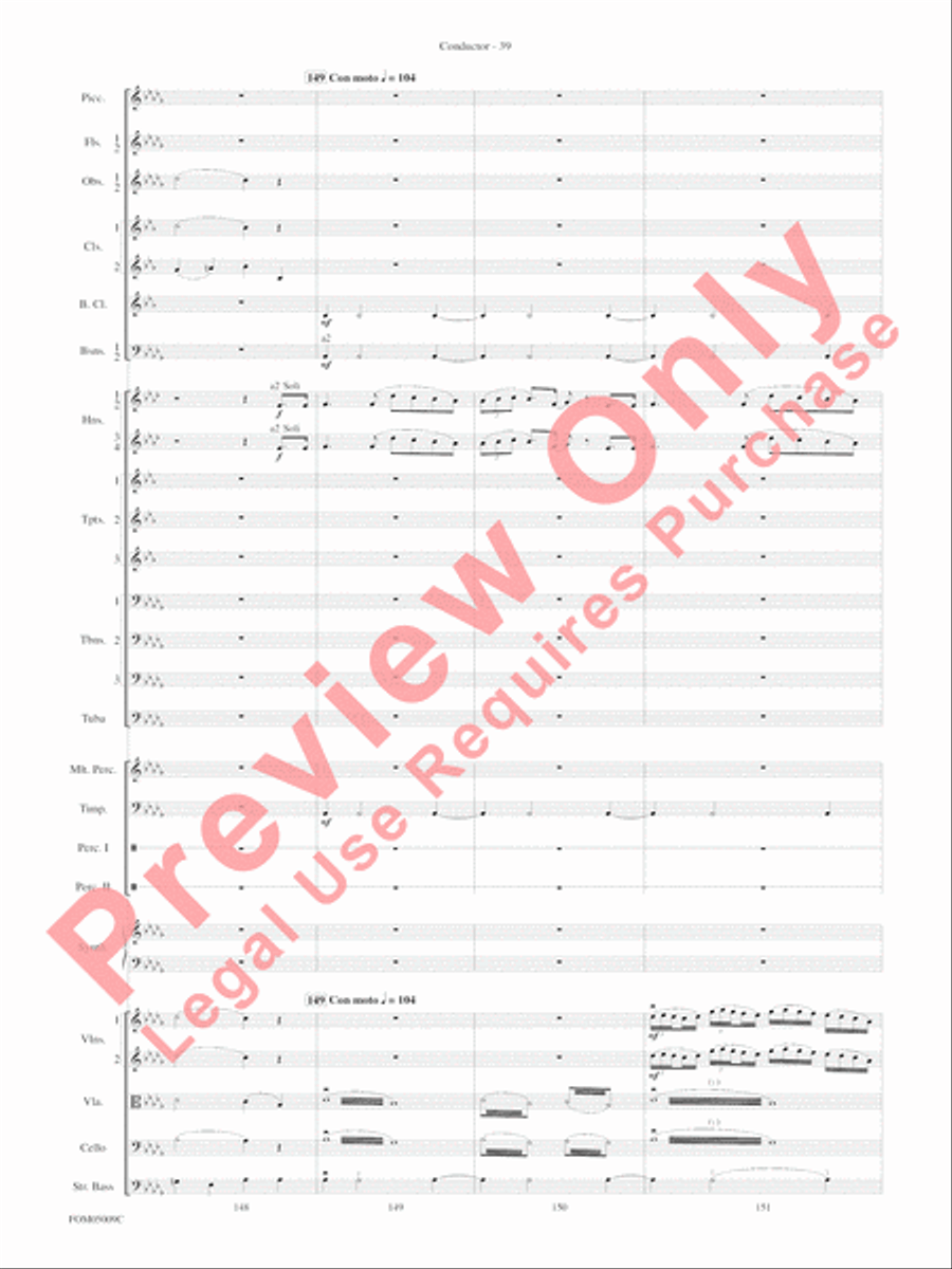 Concert Suite from Star Wars: Episode III Revenge of the Sith Full Orchestra scores gallery preview page 42