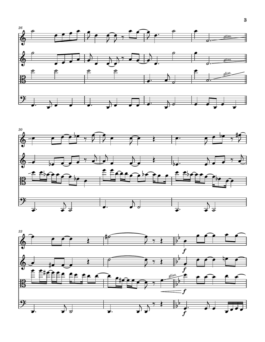 The Piper's Call String Quartet scores gallery preview page 4