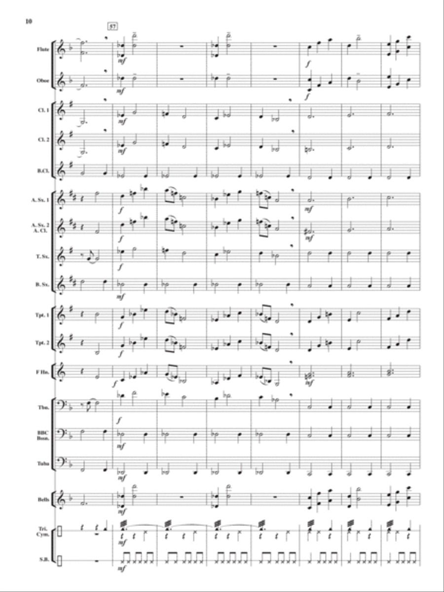 Snow Angels Concert Band scores gallery preview page 9