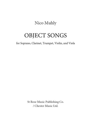 Book cover for Object Songs