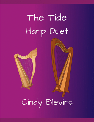 Book cover for The Tide, Harp Duet