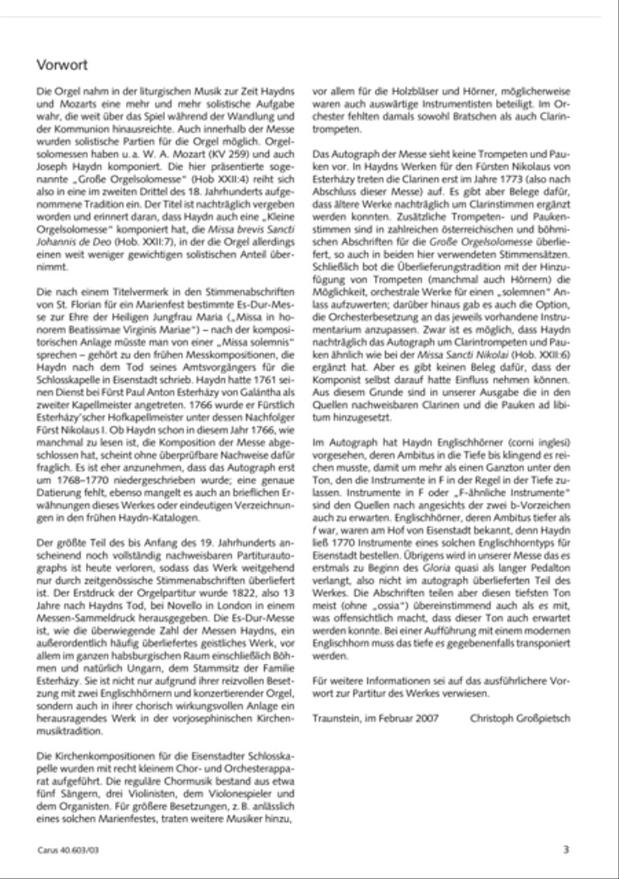 Grosse Orgelsolomesse in Es 4-Part scores gallery preview page 4