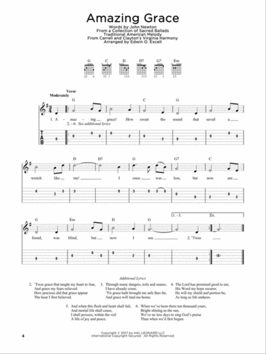 First 50 Folk Songs You Should Play on Guitar Acoustic Guitar scores gallery preview page 3