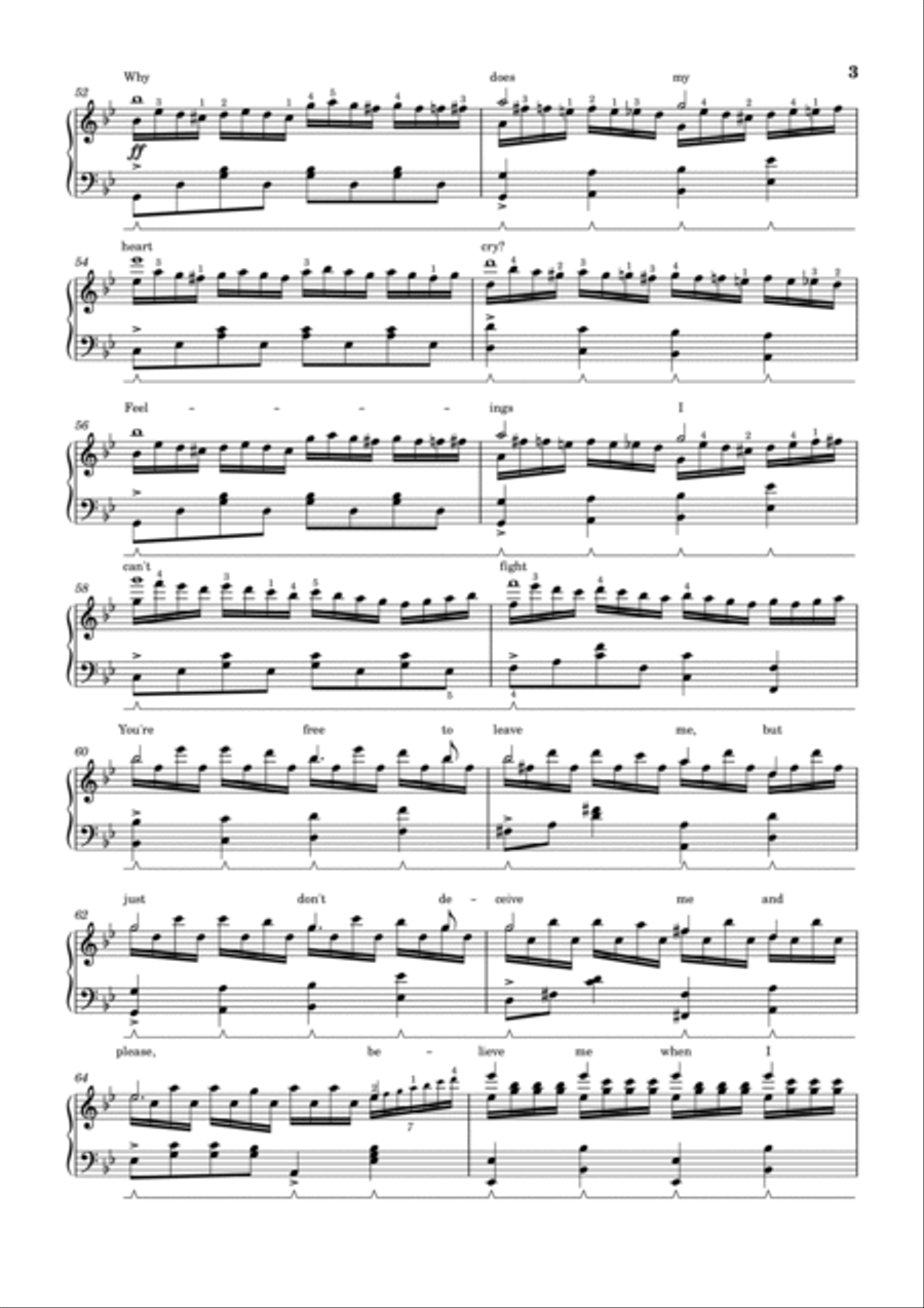 El Tango De Roxanne Piano Solo scores gallery preview page 3