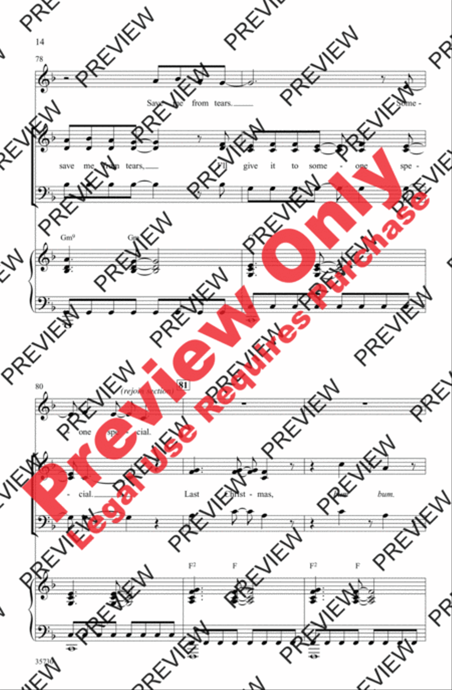 Last Christmas 3-Part scores gallery preview page 14