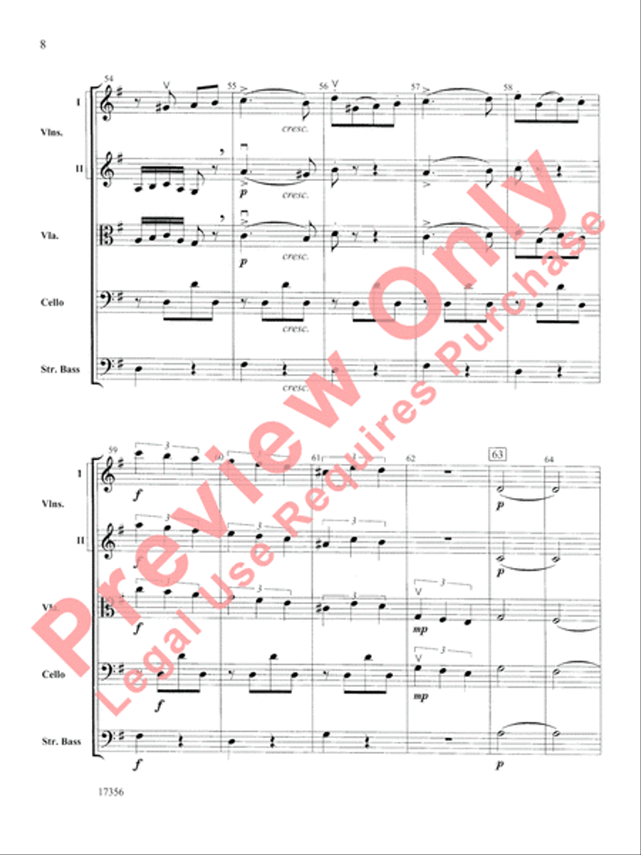Alla Tchaikovsky String Orchestra scores gallery preview page 9