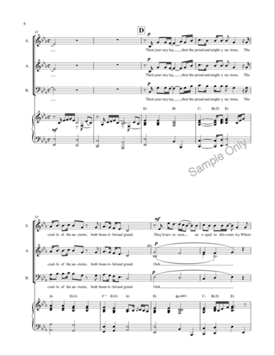 Ghost Of Simon Fraser Doesn't Exist 3-Part scores gallery preview page 7