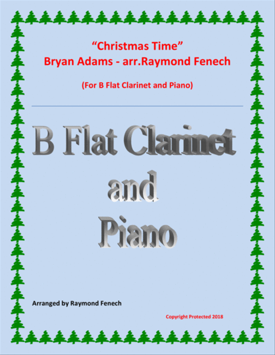 Christmas Time B-Flat Clarinet scores gallery preview page 1
