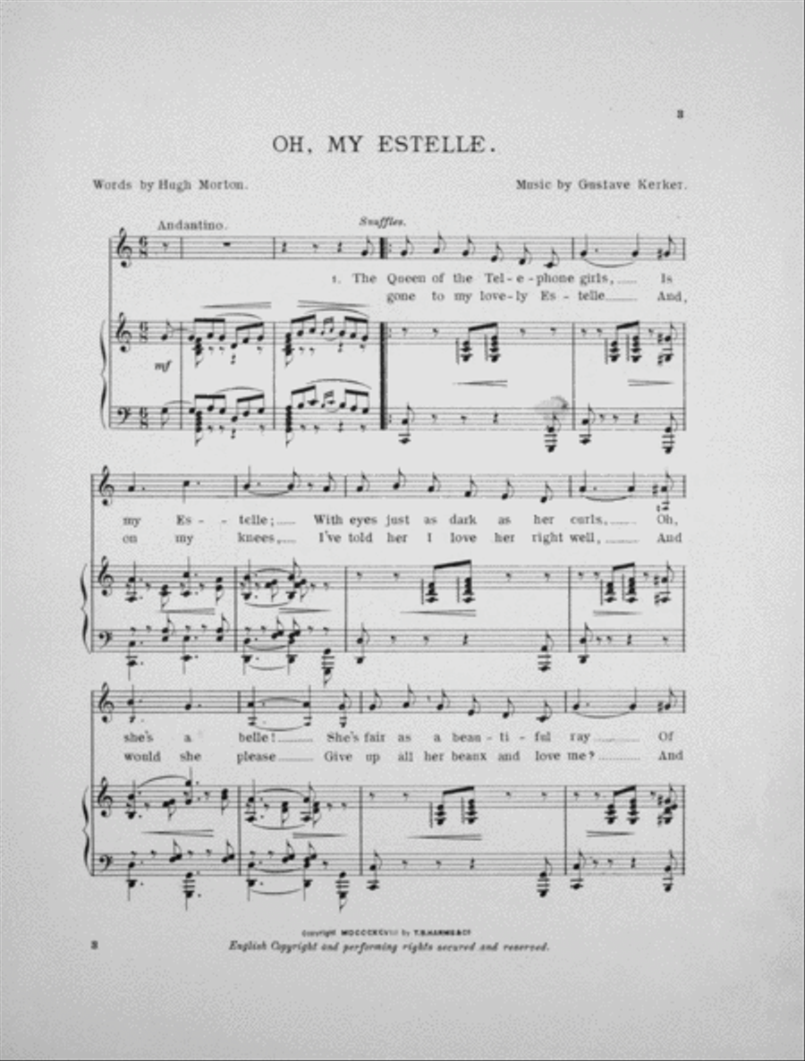 The Telephone Girl. My Estelle Voice scores gallery preview page 2