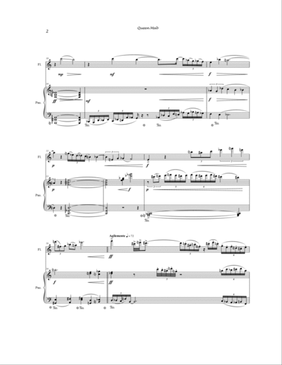 Queen Mab Woodwind Duet scores gallery preview page 2