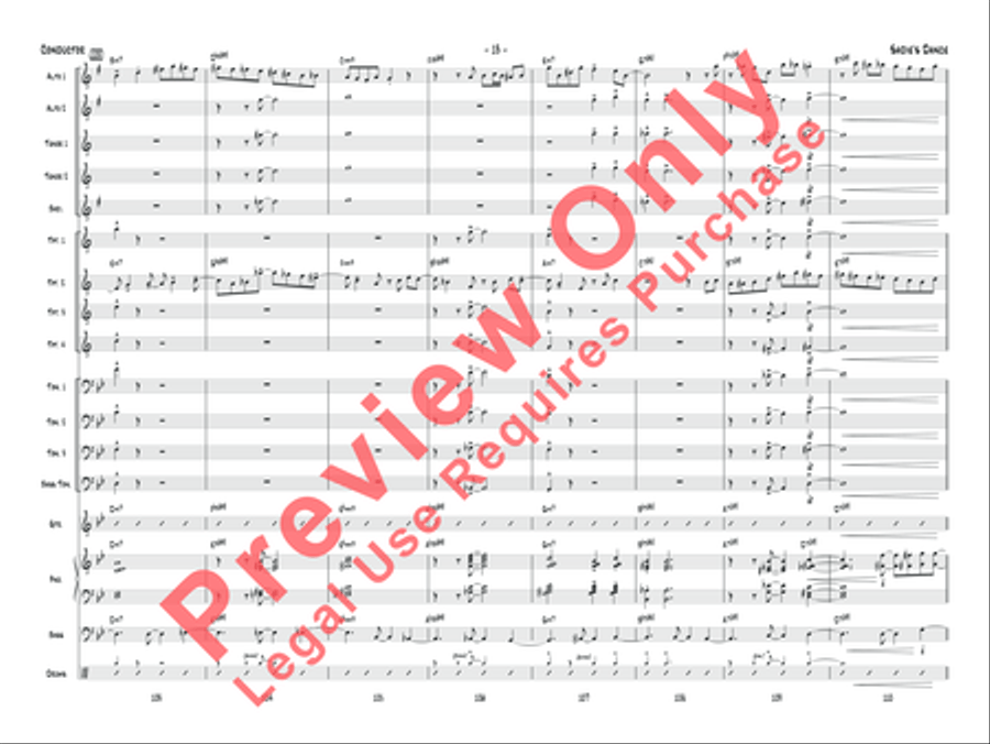 Sadie's Dance Sadie's Dance Jazz Ensemble scores gallery preview page 14