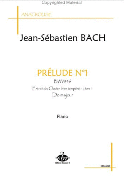 Prélude n°1 BWV 846 (Collection Anacrouse) image number null