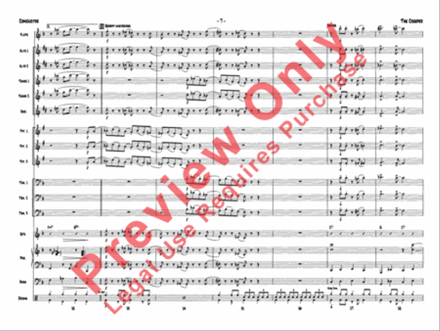 The Creeper (score only) Jazz Ensemble scores gallery preview page 10